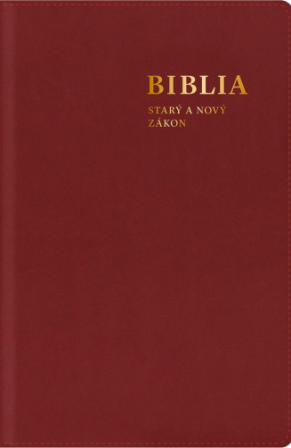 Biblia. Starý a Nový zákon, s mapami (stredný formát) - bordová