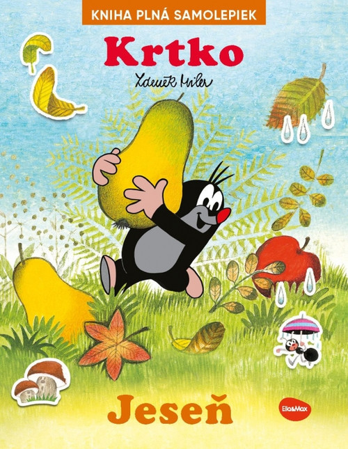 Krtko a jeseň - kniha plná samolepiek