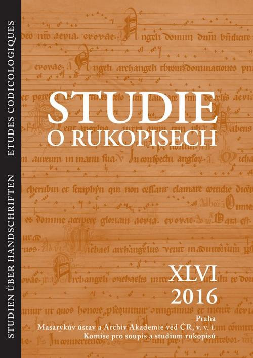 Studie o rukopisech XLVI