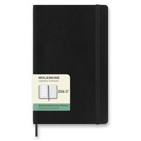 Moleskine 2026-2027 - diár 18-mesačný v mäkkých doskách - týždenný, veľkosť L, čierny