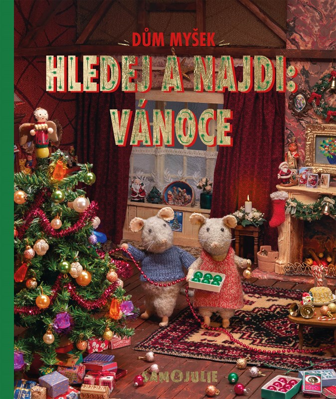 Dům myšek. Hledej a najdi: Vánoce