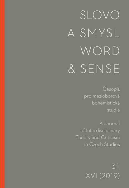 Slovo a smysl 31 / Word & Sense 31