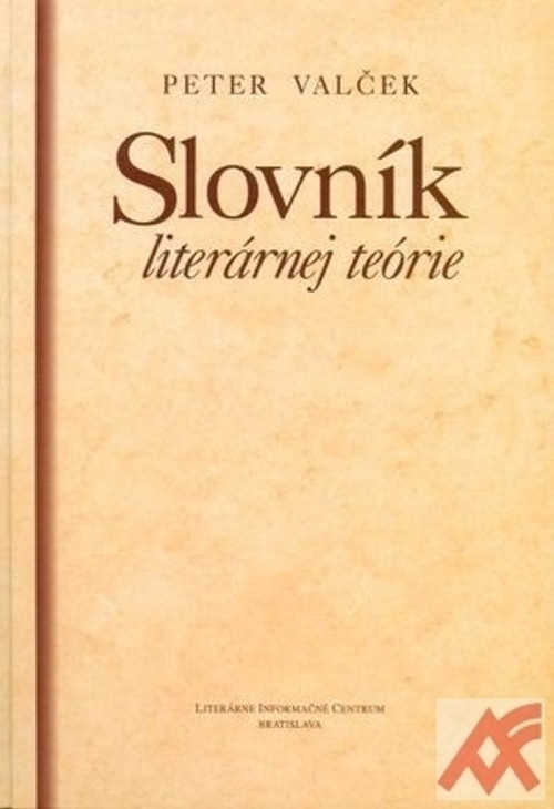 Slovník literárnej teórie A-Ž