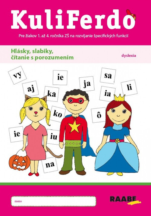 Kuliferdo – hlásky, slabiky, čítanie s porozumením (dyslexia)