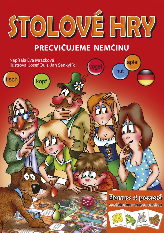 Stolové hry. Precvičujeme nemčinu