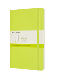 Zápisník Moleskine měkký čistý žlutozelený L