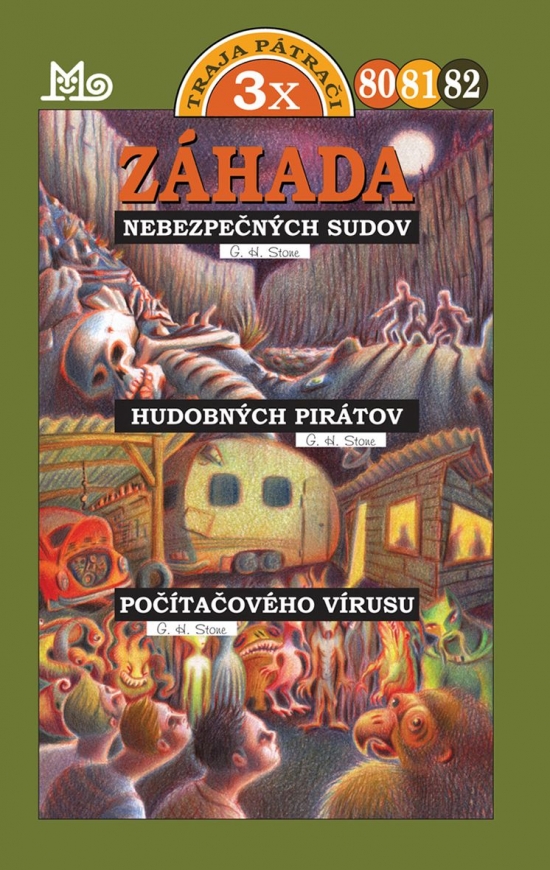 Kniha Záhada Nebezpečných sudov, Hudobných pirátov, Počítačového vírusu - G. H. Stone,Mária Čierna,Bystrík Vančo
