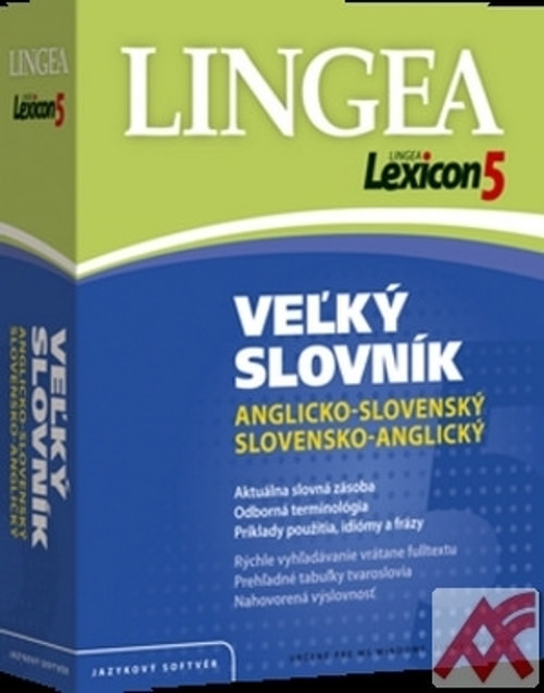 Veľký slovník anglicko-slovenský slovensko-anglický. Jazykový softvér