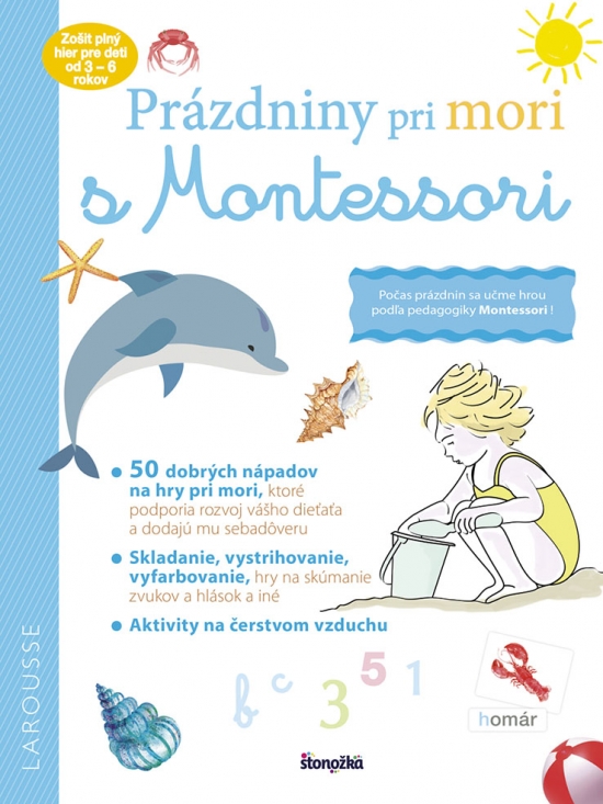 Kniha Prázdniny pri mori s Montessori - Laurie Daubaová