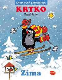 Krtko a zima - kniha plná samolepiek