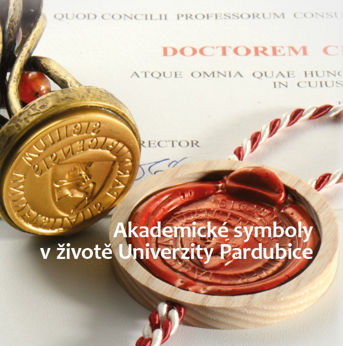 Kniha Akademické symboly v životě Univerzity Pardubice
