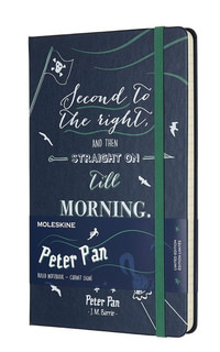 Peter Pan zápisník linkovaný tmavomodrý L