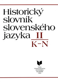 Historický slovník slovenského jazyka II K-N