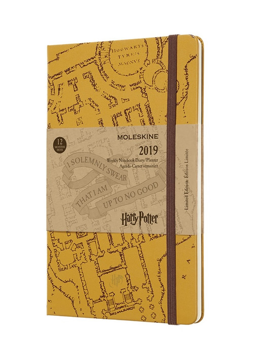 Harry Potter plánovací zápisník Moleskine 2019 L