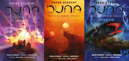 Kolekcia kníh Duna grafický román Frank Herbert (3 knihy)