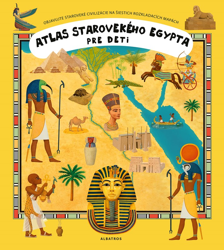 Atlas starovekého Egypta pre deti