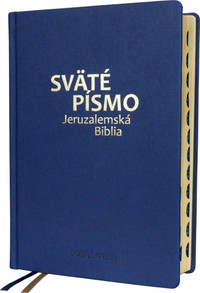 Sväté písmo. Jeruzalemská Biblia (veľký formát) - modrá obálka so zlatorezom