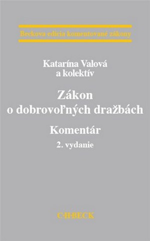 Zákon o dobrovoľných dražbách. Komentár