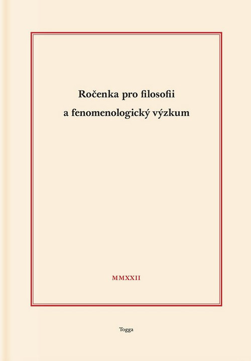 Ročenka pro filosofii a fenomenologický výzkum 2022
