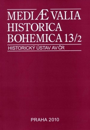 Mediaevalia Historica Bohemica 13/2 2010