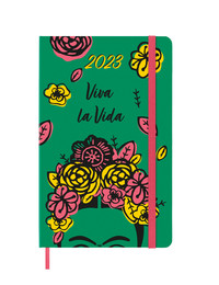 Frida Kahlo denní diář Moleskine 2023 zelený L