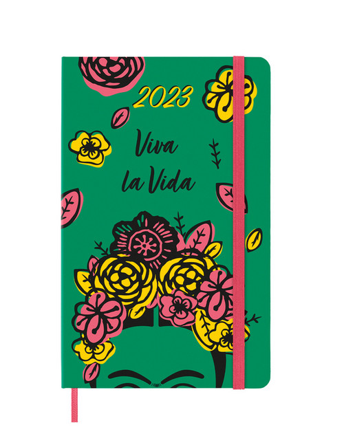 Frida Kahlo denní diář Moleskine 2023 zelený L