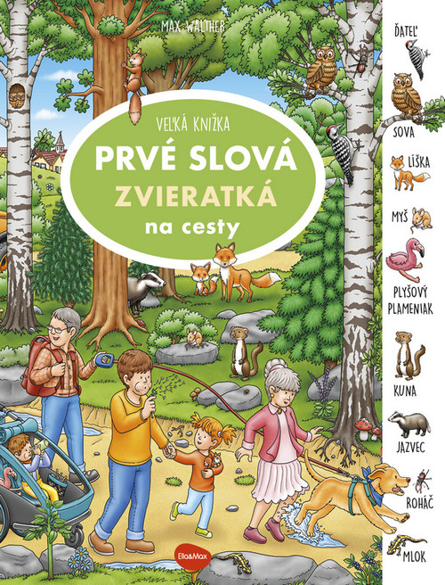 Veľká knižka prvé slová - zvieratká - na cesty
