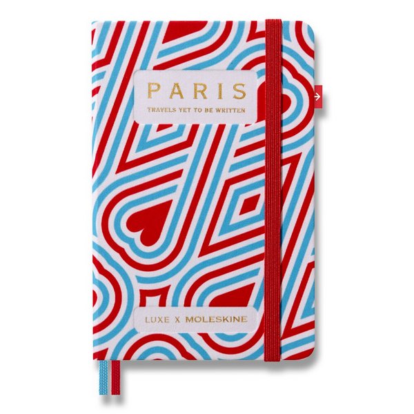 Zápisník Moleskine LUXE Paris - S, čistý/linajkový