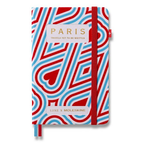 Zápisník Moleskine LUXE Paris - S, čistý/linajkový