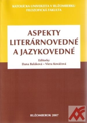 Aspekty literárnovedné a jazykovedné