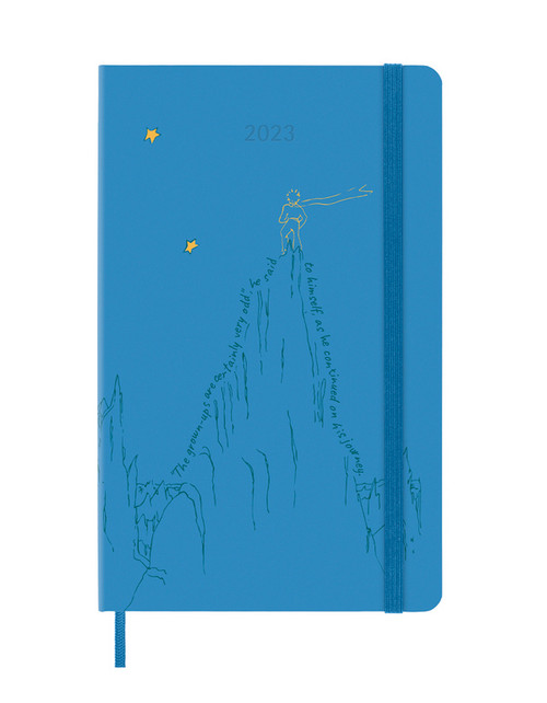 Malý princ plánovací zápisník Moleskine 2023 L Mountain