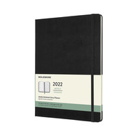 Plánovací zápisník Moleskine 2022 tvrdý černý XL