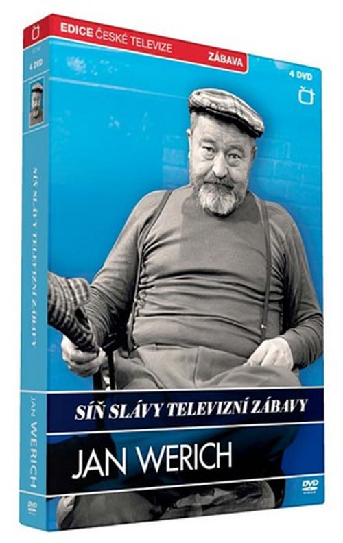 Síň slávy televizní zábavy. Jan Werich - 4 DVD