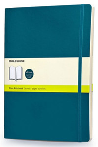Zápisník měkký čistý, světle modrý XL