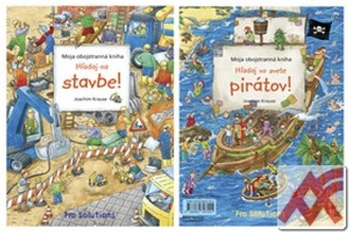 Hľadaj na stavbe! / Hľadaj vo svete pirátov! - Moja obojstranná kniha