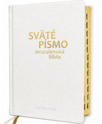 Sväté písmo - Jeruzalemská Biblia (veľký formát) biela obálka so zlatorezom