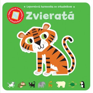 Zvieratá - leporelová harmonika so zrkadielkom
