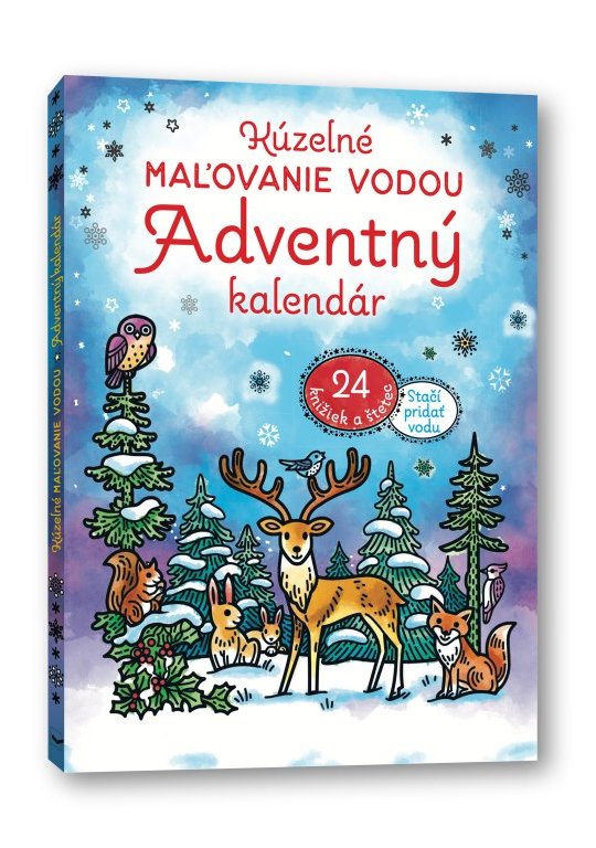 Kúzelné maľovanie vodou - Adventný kalendár