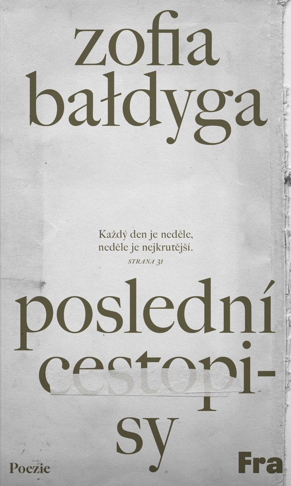 Poslední cestopisy