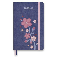18-mesačný diár Moleskine 2025-26 Sakura L, týždenný