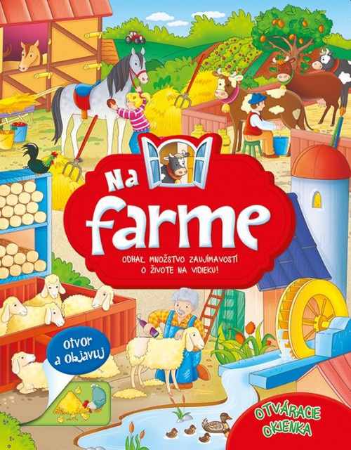 Na farme - leporelo s okienkami