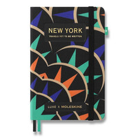 Zápisník Moleskine LUXE New York - S, čistý/linajkový