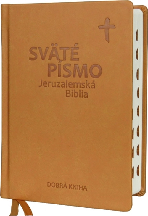 Sväté písmo. Jeruzalemská Biblia (stredný formát) hnedá obálka