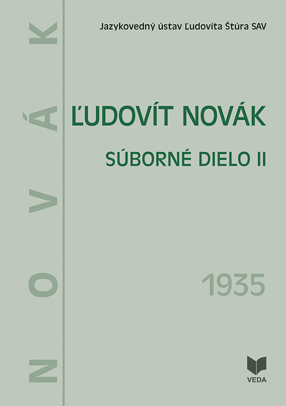 Ľudovít Novák. Súborné dielo II. (1935)