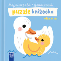 Moja veselá rýmovaná puzzle knižočka - Mláďatká