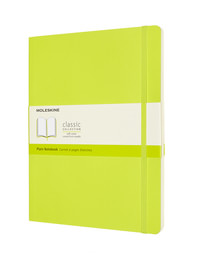 Zápisník Moleskine měkký čistý žlutozelený XL