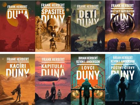 Kolekcia kníh DUNA - 8 kníh