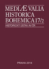Mediaevalia Historica Bohemica 17/2 2014