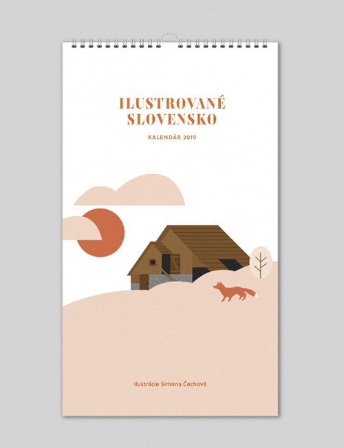 Kalendár Egreš Ilustrované Slovensko 2019