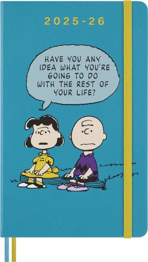 18měsíční plánovací zápisník Moleskine 2025-2026 Snoopy Charlie & Lucy L
